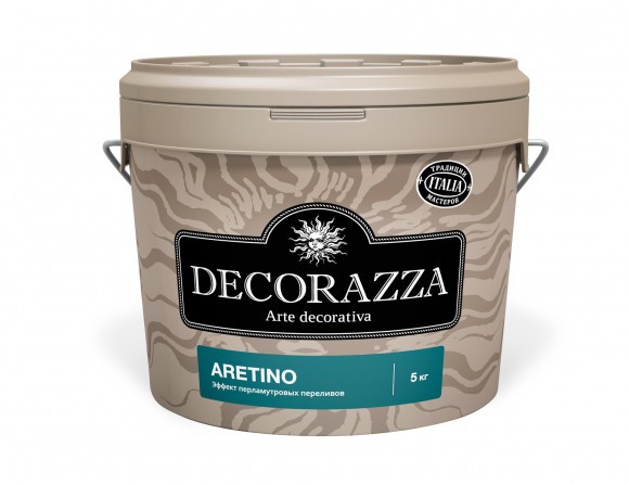 ARETINO (АРЕТИНО) 5 кг Декоративная краска с эффектом перламутра