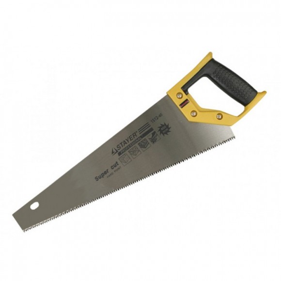 Ножовка "STAYER " SUPER CUT по дереву 3D заточка 4
