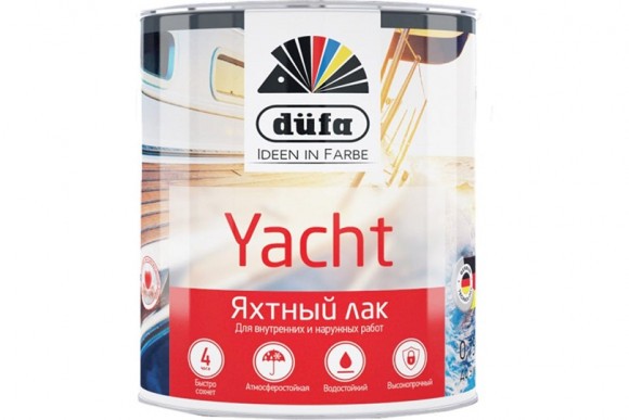 Лак яхтный алкидно-полиуретановый Dufa Retail Yacht глянцевый 0.75 л