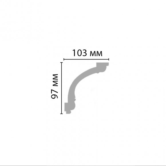 96633 плинтус 2.4м 2.4м 103x97мм 96633 плинтус 2.4м 2.4м 103x97мм