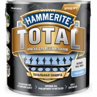 Hammerite TOTAL краска на водной основе гладкая МАТОВАЯ RAL 9016 Белая (2,2л)
