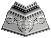 Плинтус Glanzepol GP52 140х53х2000мм(16)