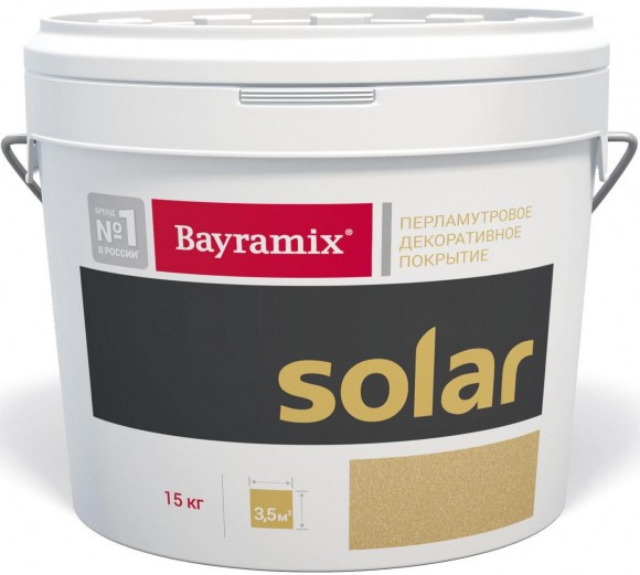 SOLAR (СОЛЕР) декоративное покрытие с использованием стеклянных гранул 12 кг