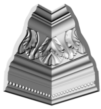 Плинтус Glanzepol GP6 126х78х2000мм(20)