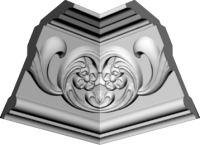 Плинтус Glanzepol GP63 138х59х2000мм(14)