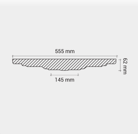 РОЗЕТКА 1.56.015 D55,5СМ
