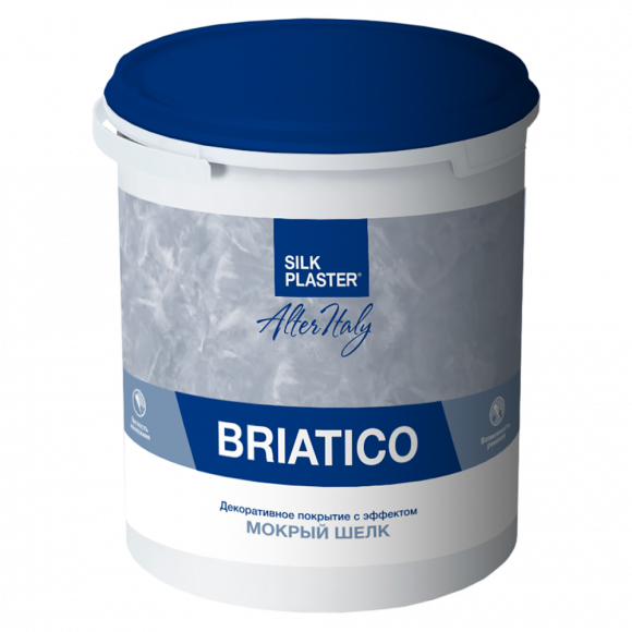 Декоративное покрытие AlterItaly BRIATICO с эффектом Мокрый шелк Декоративное покрытие AlterItaly BRIATICO с эффектом Мокрый шелк