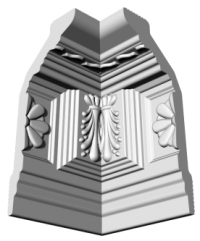 Плинтус Glanzepol GP7 116х57х2000мм(18)