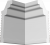 Уголок GPX-1 4шт (25)