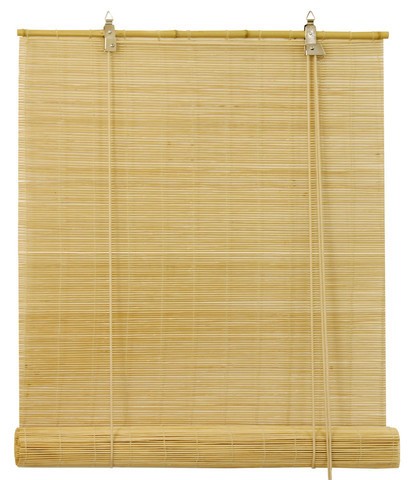 7001 Бамбуковая рулонная штора 100х160 Осака натуральная