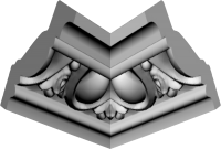 Плинтус Glanzepol GP73 57х40х2000мм(58)