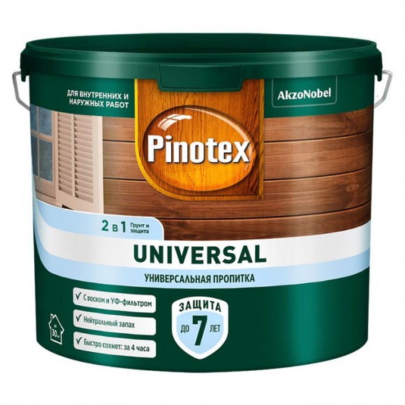 Pinotex Universal универсальная пропитка для древесины Индонезийский тик 2,5л