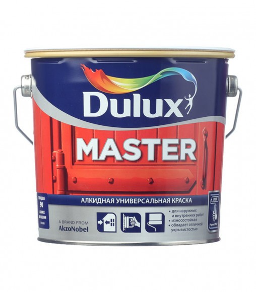 Dulux Master краска алкидная универсальная глянцевая база BC 2,25л