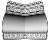 Плинтус Glanzepol GP81 175х97х2000мм(8)