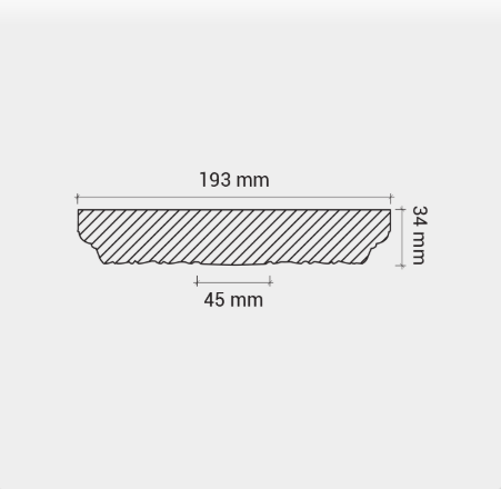 РОЗЕТКА 1.56.010 D19,3СМ