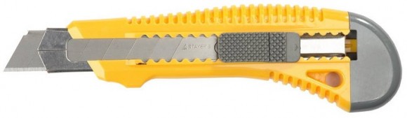 Нож Stayer "Мастер" с выдв. сегм. лезвием 18 мм