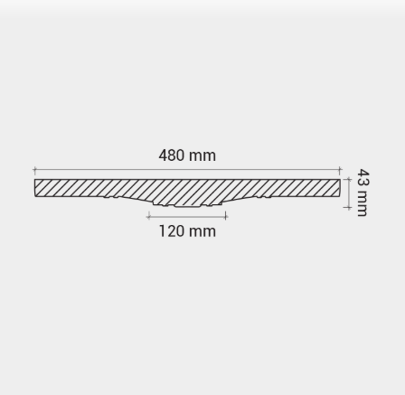 РОЗЕТКА 1.56.016 D48СМ