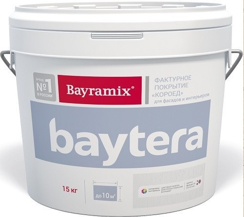 Baytera (Байтера) текстурное покрытие ("мокрая стена", "короед") 1-1,5мм  15кг