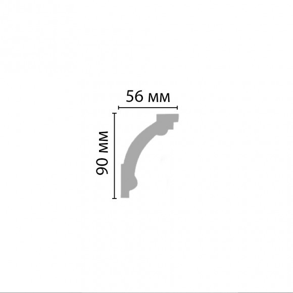 96611  плинтус  2.4м  90x56мм