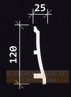 ПЛИНТУС 6.53.104 - 120*25*2000ММ