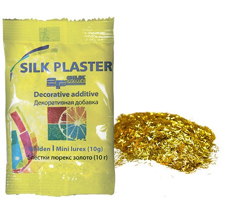 Блестки Silk Plaster люрекс золото мини 10г мини