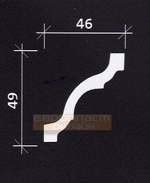 КАРНИЗ 6.50.115 - 49*46*2000ММ КАРНИЗ 6.50.115 - 49*46*2000ММ