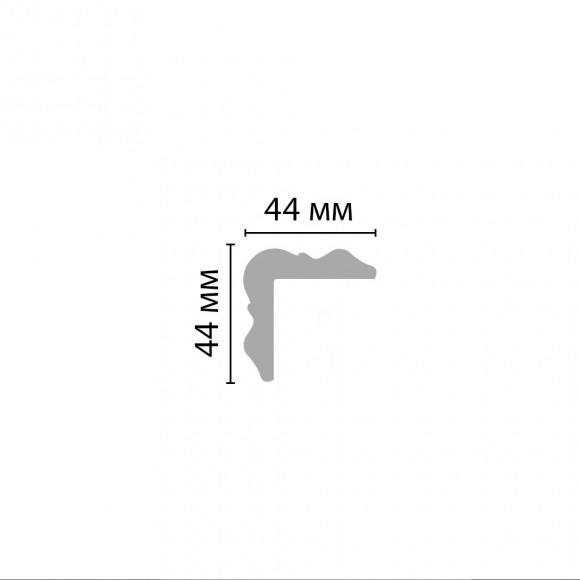 DP-333 плинтус 2.4м 44х44мм