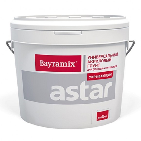 Bayramix Грунт Астар укрывающий универсальный для внутренних и наружных работ 15кг
