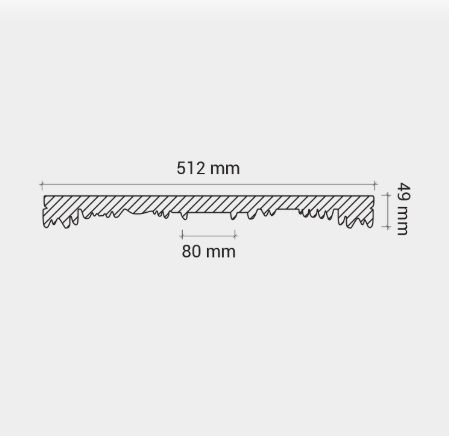 РОЗЕТКА 1.56.034 D51,2СМ