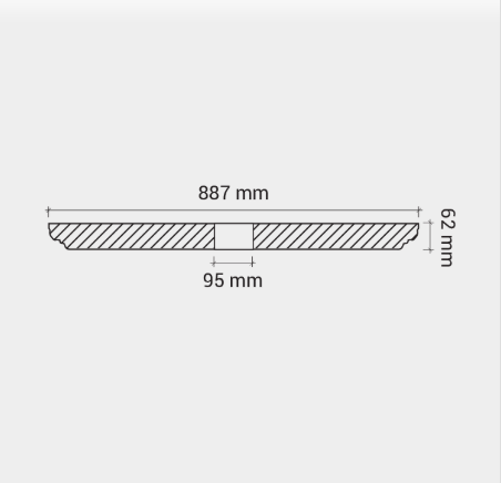 РОЗЕТКА 1.56.036 D88,7СМ РОЗЕТКА 1.56.036 D88,7СМ