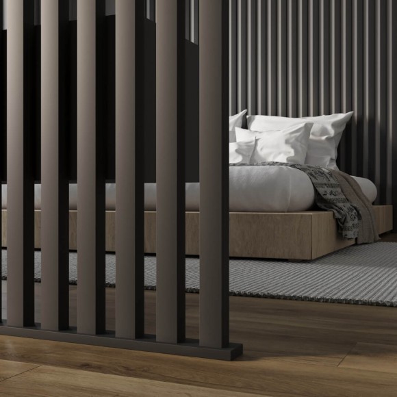 Интерьерная Рейка МДФ Планкен De Luxe Black Lead 16*60*2700 Интерьерная Рейка МДФ Планкен De Luxe Black Lead 16*60*2700