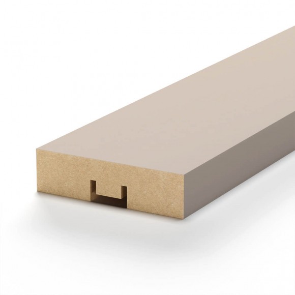 Интерьерная Рейка МДФ Планкен De Luxe Sandgrau 16*60*2700