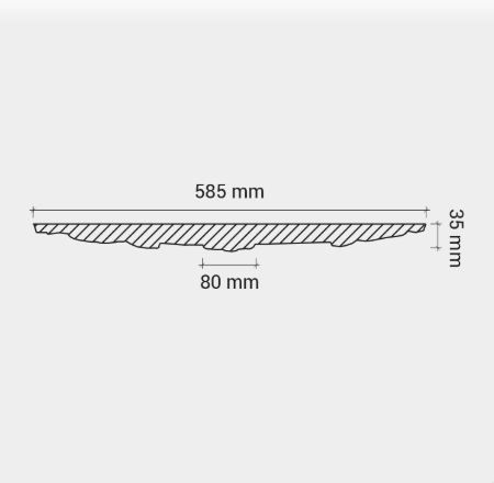РОЗЕТКА 1.56.043 D58*31СМ