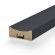 Интерьерная Рейка МДФ Планкен Рекесс De Luxe Black Lead 19*50*2700 Интерьерная Рейка МДФ Планкен Рекесс De Luxe Black Lead 19*50*2700