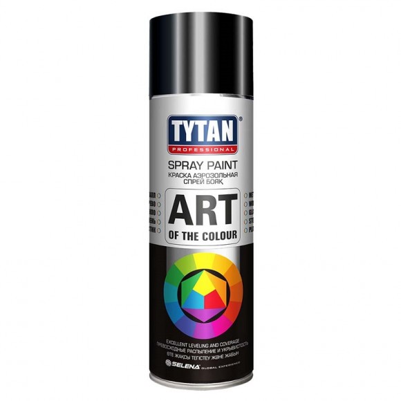 Tytan Professional Art of the colour краска аэрозольная черная глянец RAL 9005 400 мл