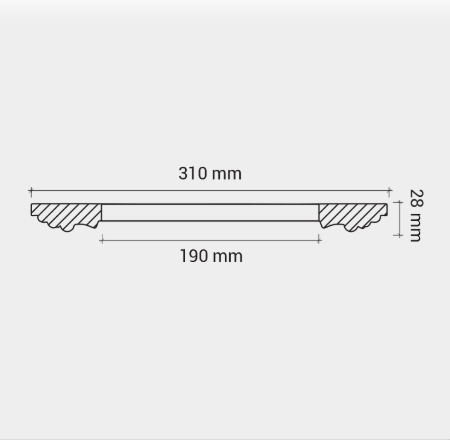 РОЗЕТКА 1.56.052 D31СМ