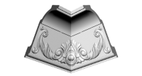 Плинтус Glanzepol GP23 128х78х2000мм(12)