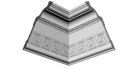 Плинтус Glanzepol GP24 140х53х2000мм(16)