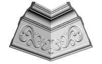 Плинтус Glanzepol GP25 140х53х2000мм(16)