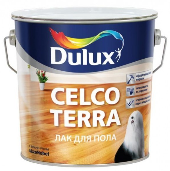Dulux CELCO TERRA 90 глянцевая. 2.5л