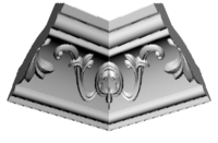Плинтус Glanzepol GP36 57х40х2000мм(64)