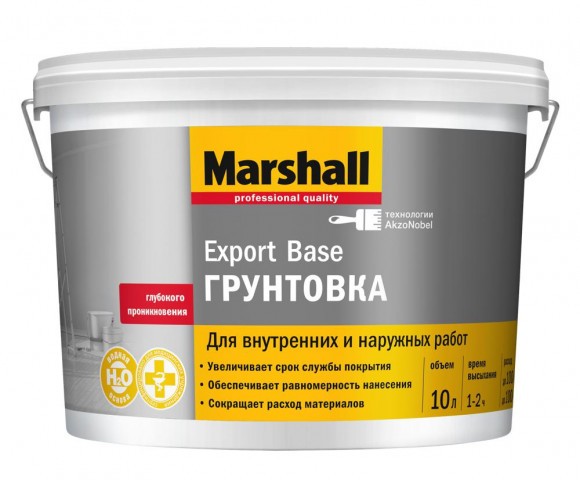 Marshall Export Base  грунт в/д для наружных и внутренних работ 10л
